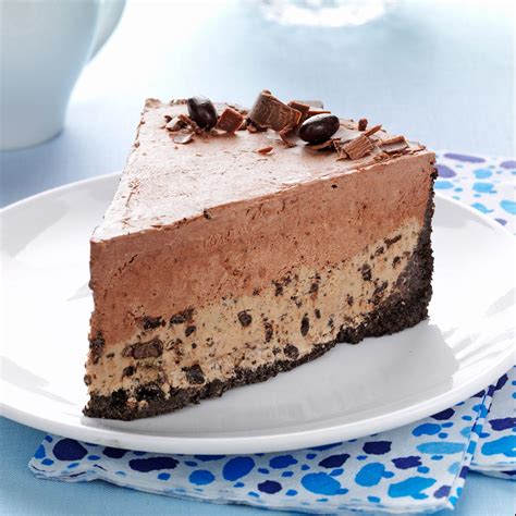 If you fall for this recipe, you'll be glad to know there's a 2.0 version: Chocolate-Coffee Bean Ice Cream Cake Recipe | Taste of Home