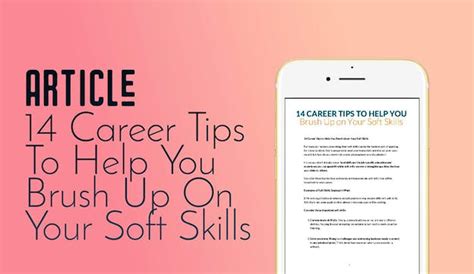 Plr Articles And Blog Posts 14 Career Tips To Help You Brush Up On Your