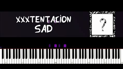 Xxxtentacion Sad Piano Tutorial By Amadeus Synthesia Youtube