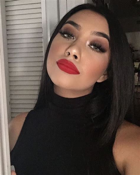 Pinterest Nandeezy † Red Lips Makeup Look Red Lipstick Makeup