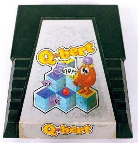 Qbert Atari 2600 1983 Game Cartridge Only No Box For Sale