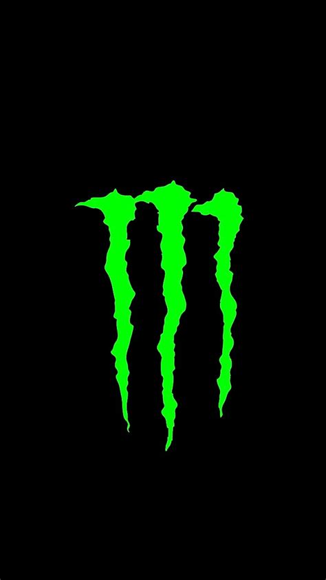 Green Monster Energy Logo Wallpaper