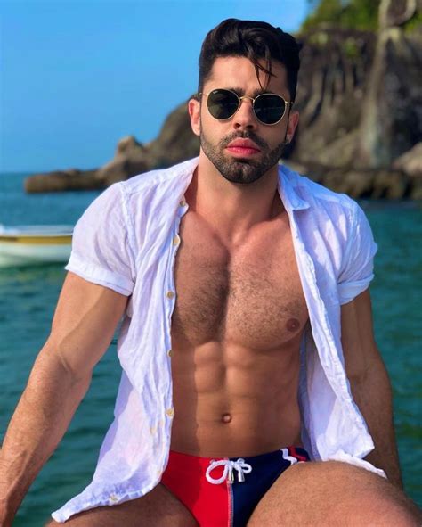 hot hunks fitness photography hairy chest shirtless men man photo swimsuits swimwear males