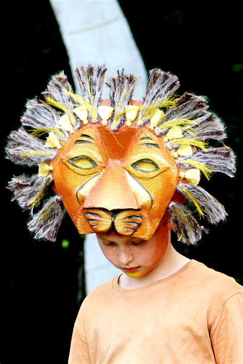Lion King Mask Simba By Deborah Ward Photograph Copyright David