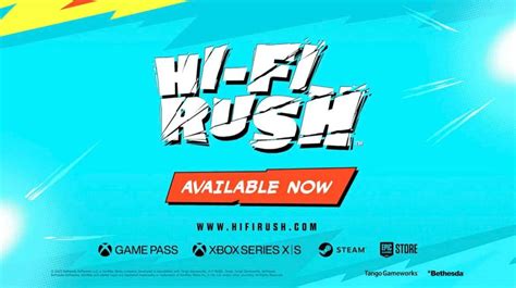 New Game From Tango Gameworks Hi Fi Rush Available Now Xboxera