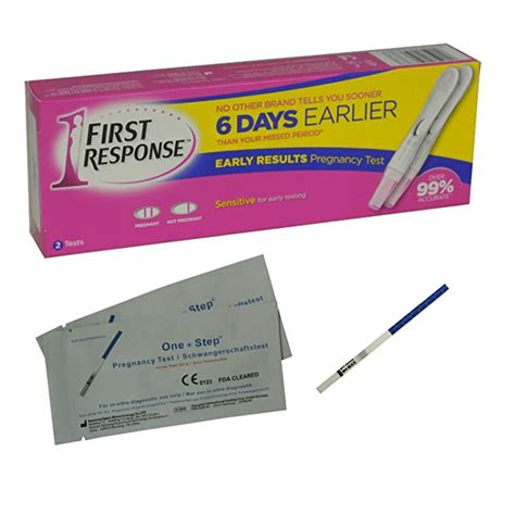 Buy 2 X Double Test Packs First Response Pregnancy Tests And 2 X One