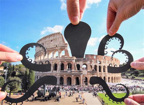 Paper Cut Outs By Paperboy Cleverly Embellish Tourist Destinations