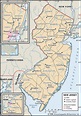 State and County Maps of New Jersey
