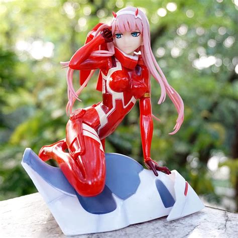 16cm Darling In The Franxx Figure Zero Two 02 Red Clothes Sexy Girls