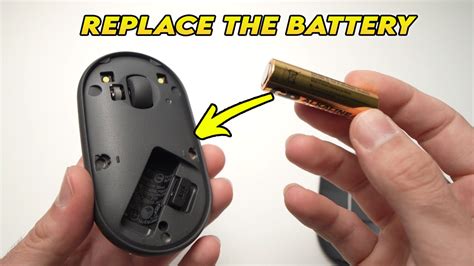 How To Replace The Battery Of The Logitech Pebble M350 Mouse Youtube