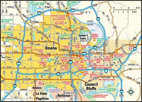Omaha Nebraska County Map