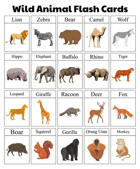 Printable Animal Cards Instead Of Counting From 1 To 30 These Number