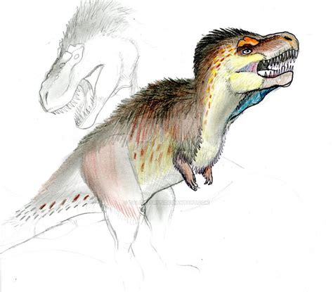 T Rex With Feathers Latest Update By Taliesaurus On Deviantart