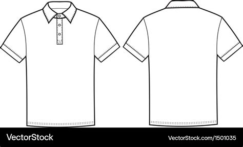 Polo T Shirt Royalty Free Vector Image Vectorstock