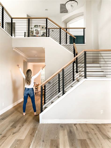 Viewrail Rod Railing In The Onyx Black In 2020 Staircase Design