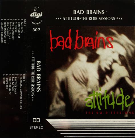 Bad Brains Attitude The Roir Sessions Cassette Discogs