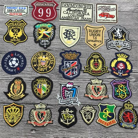 1pcs Diy Patch Badge For Kids Clothes Sew On Embroidered Patch Motif