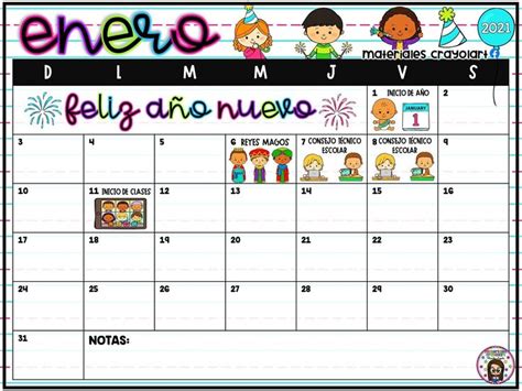 Pin De Mtra Anita 🍎 En Enero Agenda Escolar Para Imprimir