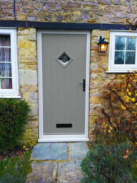 A Touch Of French Grey Solidor Cottage Front Doors House Front Porch