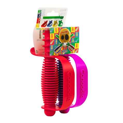 Canoodle Toy Pool Noodle Connectors Twin Sword Handles In Pink And Red