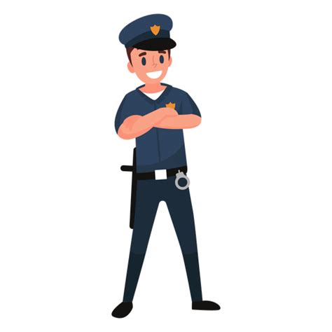 Ilustración De Oficial De Policía Descargar Pngsvg Transparente
