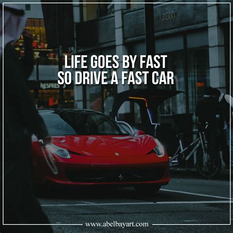 Life Goes By Fast So Drive A Fast Car Funny Instagram Captions