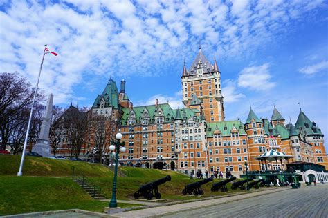 View Of Fairmont Le Chateau De Frontenac From Terrasse Dufferin Empty Nesters Hit The Road