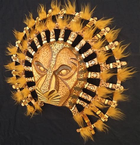 Mufasa Headdress Lion King Musical Theatre Wall Decor Etsy Uk