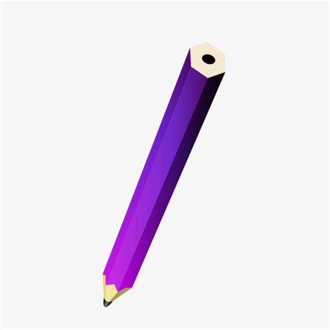 Purple Pencil Purple Pencil Creative Pencil Png Transparent Image