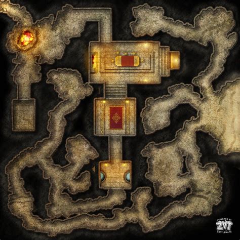 Brass Dragon Lair By Zatnikotel On Deviantart Dungeon Maps Tabletop