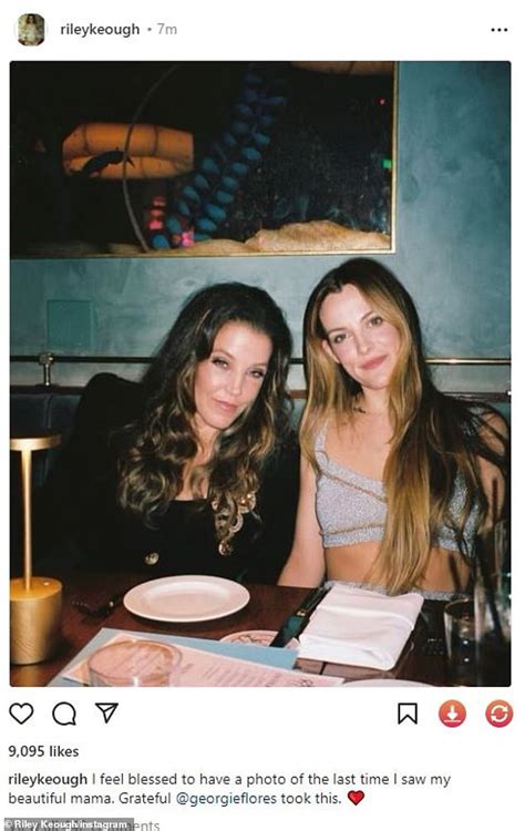 Lisa Marie Presleys Daughter Riley Keough Shares Final Image Of The Two Before Tragic Death