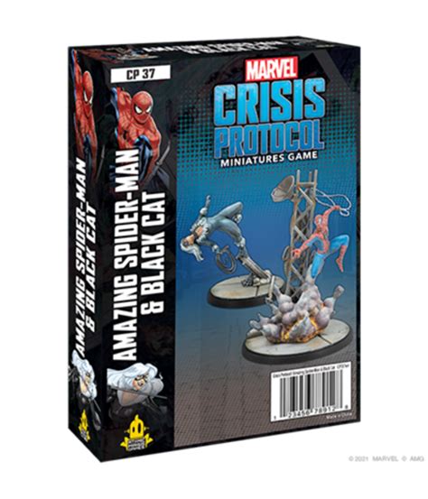 Marvel Crisis Protocol Amazing Spider Man And Black Cat Diceheadcom