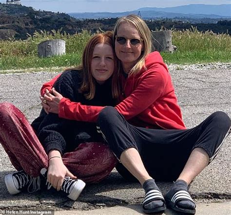 Helen Hunt Drops Her Daughter Makena 15 Off At Her Ex Matthew