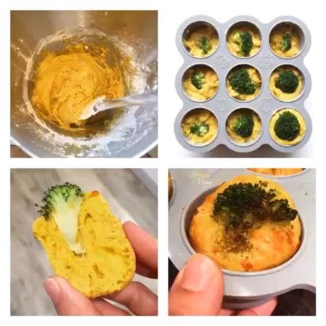 How to introduce new finger foods for baby. Broccoli Bread Muffins - toddler finger food | Food, Baby ...