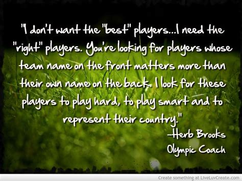 10 Best Images About Herb Brooks Quotes On Pinterest Plays Hockey