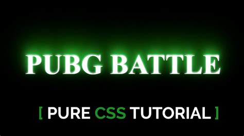 How To Create Glowing Text Animation Effects Using Html And Css Vrogue