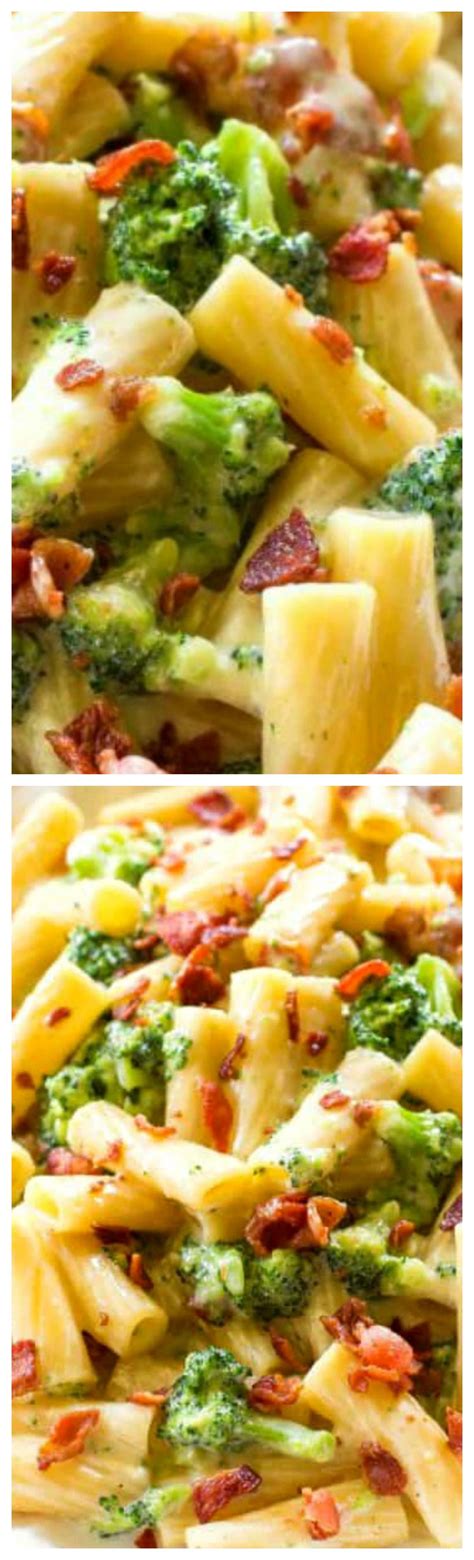 One Pot Bacon Broccoli Pasta Recipe Broccoli Pasta Pasta Pasta