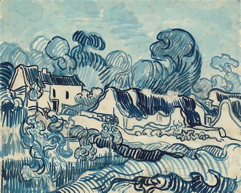 Landscape With Houses Painting By Vincent Van Gogh Pixels Merch