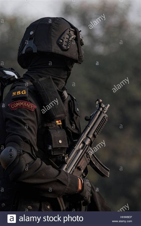 Download This Stock Image A National Security Guard Commando Ready To