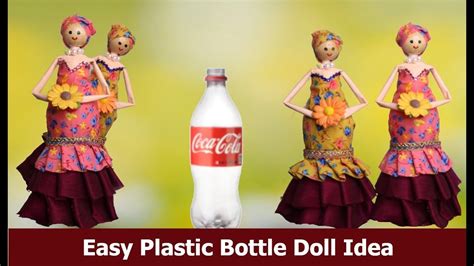 Diy Showpiece Bottle Doll Set From Plastic Bottle For Home Decoration