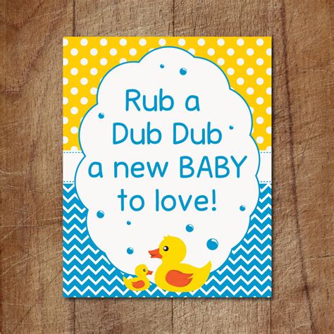 Hank world for free, and see the artwork, lyrics and similar artists. Rubber Ducky Baby Shower Sign Rub A Dub Dub Baby Shower