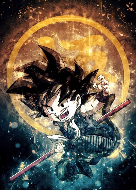 Goku Poster By Trần Văn Dũng Displate Dragon Ball Super Art Dragon Ball Artwork Dragon