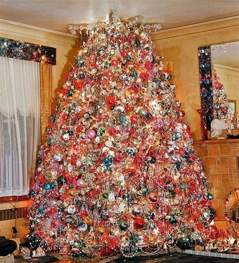 Vintage Christmas Tree Too Big For The Room Christmas