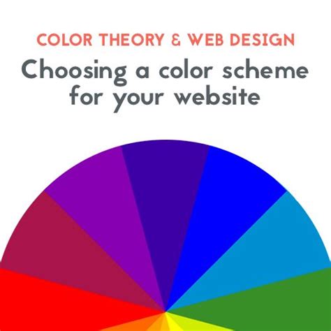 Color Theory And Web Design Choosing A Color Scheme For Your Website