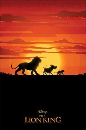 Relive The Magic Of The Lion King With This Amazing Sunset Poster