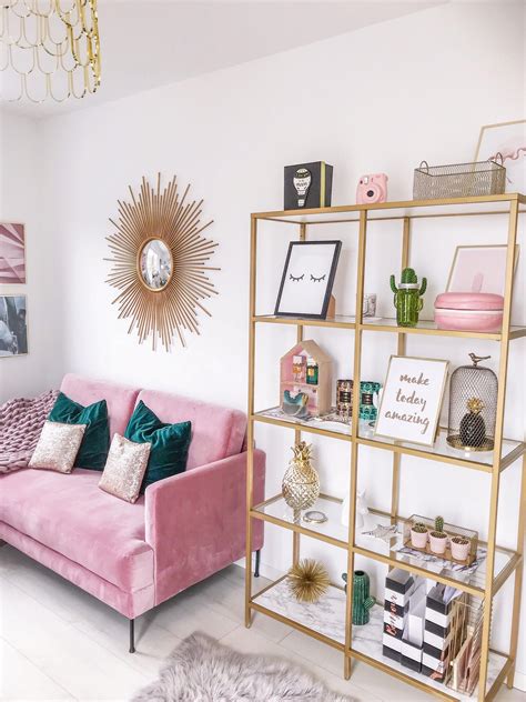 Pink decor is a hot topic right now and so we've put together a gorgeous collection of 101 of our in this room, a pink portiere draws across a home office area to keep work and rest zones softly. This Room is Full of Office Space Inspiration | Pink home ...