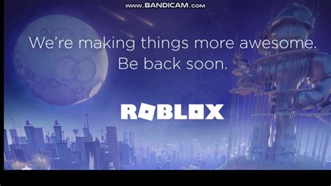 Roblox Went Under Maintenance Lol Youtube