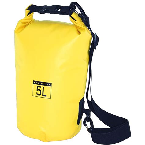 Mad Water Classic Roll Top Waterproof Dry Bag 5l Yellow