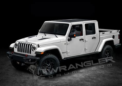 Comments On New Details And Info Based Renders Of The Jeep Wrangler Pickup
