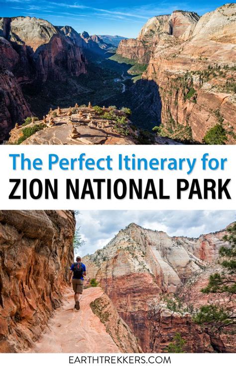 Zion National Park Itinerary How To Spend 1 To 6 Days In Zion Earth